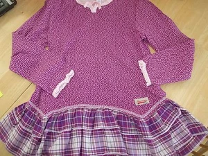 NAARTJIE KIDS SPECIAL OCCASION DRESS 9 YEARS XXXL PURPLE PINK PRETTY SHIRT EUC - Picture 1 of 12