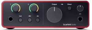 Scarlett Solo 4th Gen interface audio USB pour la guitare les voix et la prod... - Afbeelding 1 van 8