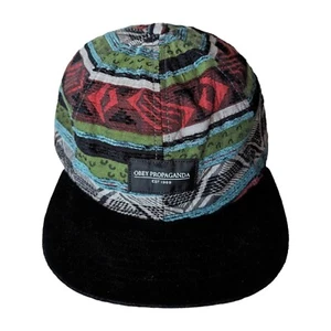 OBEY Propaganda Suede Bill Hat Ball Cap Aztekenmuster Strapback - Bild 1 von 7