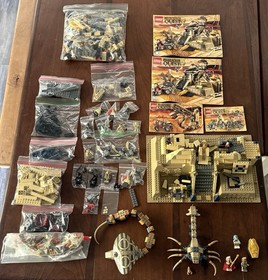 LEGO Pharaoh's Quest: Scorpion Pyramid (7327)  (7325) (7306) Lot amset Ra Anubis