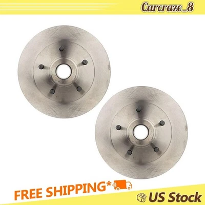 Conjunto de frenos delanteros y rotores y buje para Dodge Ramcharger 5,2 L 1985-1993 Foto 1 de 4