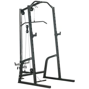 Power Cage with Pulley System, Squat Rack, Pull up / Push up Stand - Picture 1 of 11