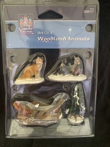 Vintage Carole Towne Collection Set of 4 Woodland Animals Fox Rabbits Squirrel - Picture 1 of 13
