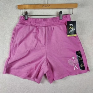 Art Class Girls Pink Shorts With Tennis On The Front Size 10/12 - Picture 1 of 12