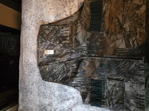Sports Afield Realtree Y2K Green Camo Hunting ZipVest Shell/Bird Pockets Size XL - Picture 1 of 3