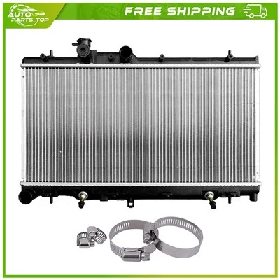 Radiador con Kit Universal de Abrazaderas de Manguera de Aceite para 2003-2004 2005 2006 Subaru Baja Foto 1 de 4