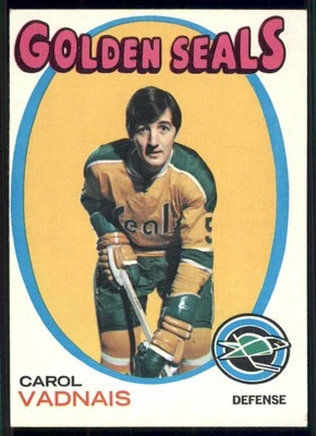 1971-72 Topps #46 Carol Vadnais - Image 1 of 2