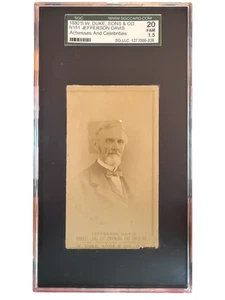 Jefferson Davis 1880s W. Duke Sons & Co. N151 SGC 1.5 - Picture 1 of 2