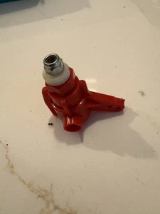 Tamiya RC Red Super Sabre 58066 Front Knuckle Cup Parts Hub Nut New Boomerang - Picture 1 of 6