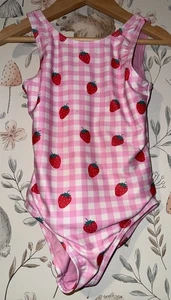 Girls Age 3-4 Years - Strawberries Swimming Costume - Picture 1 of 2