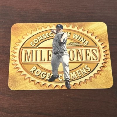 Roger Clemens 2000 Skybox Dominion Milestones Rare 1:11994 Packs WOW - Image 1 of 2