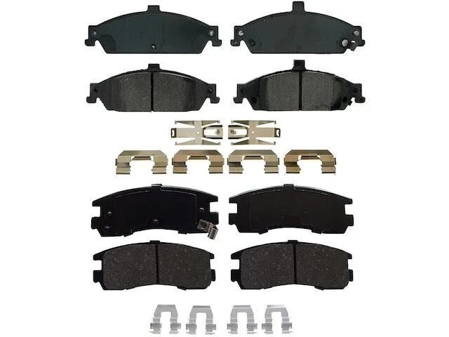 Juego de pastillas de freno para Oldsmobile Alero 1999-2004 2000 2001 2002 2003 ZT699CK Foto 1 de 1