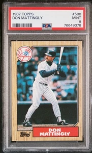 1987 Topps Don Mattingly #500 PSA 9 Yankees - Picture 1 of 3