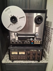 TEAC A-7300RX 1/4" 2 Track Reel to Reel - Picture 1 of 10