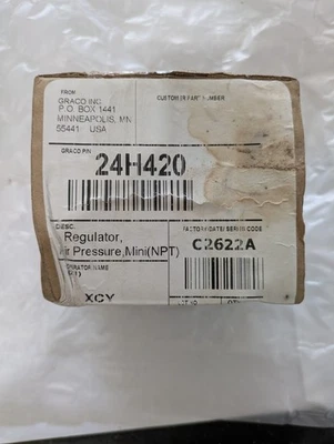 Regulador Graco 24H420 WPR 150/10 PSI Control de presión de aire OEM Foto 1 de 4