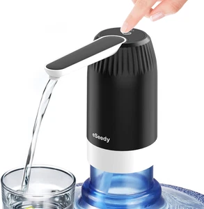 Water Dispenser for 5 Gallon Bottle, Portable Rechargeable Electric Jug Pump USB - Picture 1 of 12