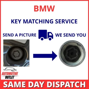 LOCKING WHEEL NUT KEY FOR BMW 3 SERIES SECURITY MASTER BOLT MATCHING SERVICE UK - Picture 1 of 5