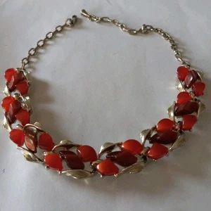 17" Rot & Gold Farbe verstellbare Halskette - Bild 1 von 3