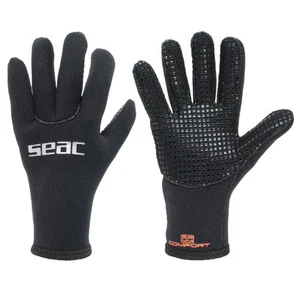 Seac Comfort 3.0 Diving Gloves Made of 3mm Neoprene Lined Nylon Fabric, Medium - Picture 1 of 4
