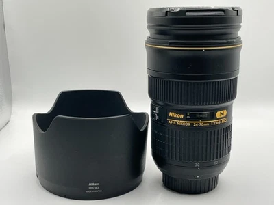 NIKON AF-S 24-70mm 1:2.8G ED LENS - NIKKOR AFS 24-70 mm f/2.8G - BELOW-AVERAGE - Image 1 of 4