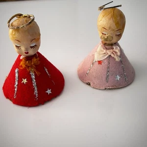 2/Mid Century MCM Christmas Angel Ornament Decor Made In Japan 2”Tall - Picture 1 of 13