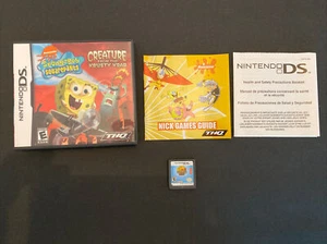 Bob Esponja Pantalones Cuadrados: Criatura del Cangrejo Crujiente (Nintendo DS) Completo - Imagen 1 de 4