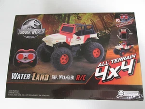 JADA Jurassic World Jeep Wrangler Water and Land RC Remote Control Car 4x4 New - Picture 1 of 6