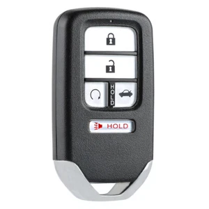 5 Buttons Smart Key Shell Case Fob For 2016 2017 2018 Honda Civic CR-V Pilot - Picture 1 of 5