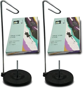 Tosnail 2 Packs Universal Cone and Spool Stand Thread Holder with Sturdy Metal - Picture 1 of 12