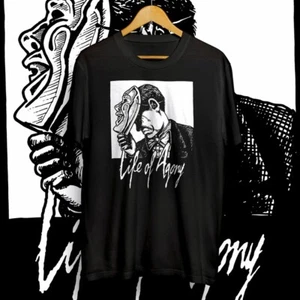 Camicia unisex vintage Life of Agony Band regalo per tifosi cotone nero tutte le taglie - Foto 1 di 7