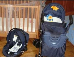 Chicco Trío Enjoy Fun Passeggino 3 in 1 - Blu - Foto 1 di 2