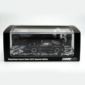 INNO64 1:64 LBWK FERRARI F40 NEGRO MATE HONG KONG TOYCAR SALÓN 2023 - Imagen 1 de 7
