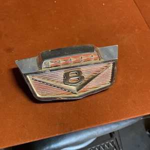 1961-1966 Ford Truck V8 Hood Emblem - Picture 1 of 2