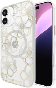 Case-Mate Sprarkly Floral MagSafe Hülle für Apple iPhone 16 Plus - Bild 1 von 2
