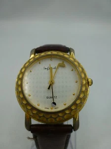 Infinity Golf Theme Watch, dimpled like a Golf Ball, Golf Ball Hand, Golf Club - Picture 1 of 15