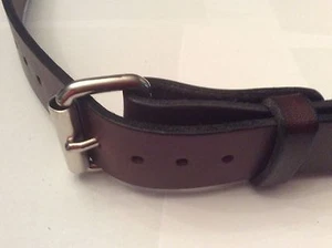 Men's Big & Tall Leather Belt-1 1/2" size 52 to 60 Amish Made-Jeans-Tool-Gun - Picture 1 of 5