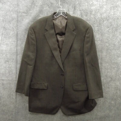 Lauren Ralph Lauren Men's Blazer Size 44R Olive Green 100% Wool Single Breasted Foto 1 de 4