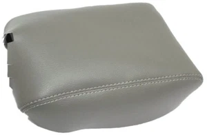 Fits 00-06 BMW X5 E53 Gray Real Leather Center Console Lid Armrest Cover - Imagen 1 de 7