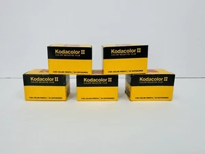 Kodak KODACOLOR II C135-20 ISO 100 Color Negative Film (Lot of 5 Rolls) NOS - Picture 1 of 5