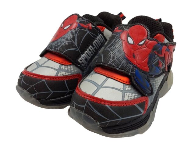 Zapatillas de algodón de Anime de Marvel Spiderman para niños