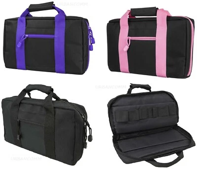 VISM Discreet Double Pistol Case Handgun Go Bag shooting range gun storage - Image 1 of 4