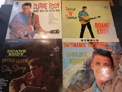 4 Duane Eddy LP lot, Twistin' n Twangin',Twangy Guitar,Dance with the Guitar Man - Image 1 of 4