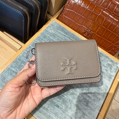 Tory Burch Thea Estuche para Tarjetas con Solapa Llavero Monedero Cartera 159428 Foto 1 de 4