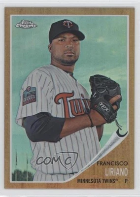 2011 Topps Heritage Chrome Refractor /562 Francisco Liriano #C172 - Image 1 of 2