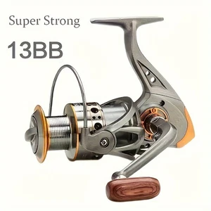 2000-7000 Series Fishing Reel Spinning Fishing Reel Bearings 5.2:1 Gear Ratio - Picture 1 of 15