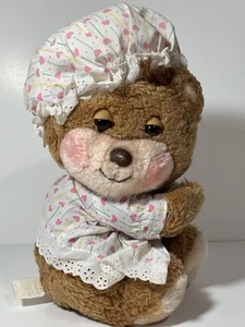 Vintage 1980s Fisher Price Teddy Betsy Beddy Bear Plush 1403 Praying Bedtime - Picture 1 of 9