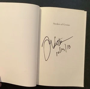 Strokes of Genius L. Jon Wertheim Signed Tennis Book Authentic Autograph - Picture 1 of 2