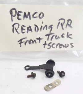 HO / PEMCO / FRONT TRUCK + SCREW / LOCOMOTIVE / READING R.R. / HTF PARTS - Picture 1 of 5