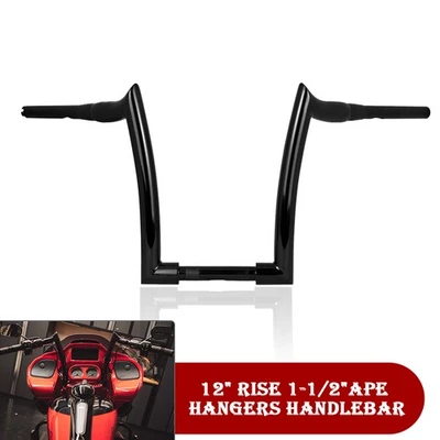 12'' Rise Rise Ape Hangers Handlebar For Harley Sportster 1200 Nightster - Изображение 1 из 4