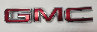 OEM 2023-2025 GMC Canyon Red Grille Letras 84237676 Foto 1 de 4